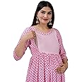 Jikonet Women's Maternity Dress Feeding Kurti with Zippers, Side Pocket