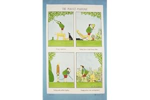 Samuel Lamont The Perfect Marriage Cotton Tea Towel, Blue, One Size