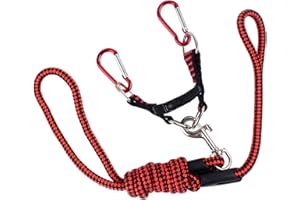 INJORA RC Trailer Rope RC Accessories for 1:5 1:8 1:10 RC Crawler Traxxas TRX4 E-REVO X-Maxx SUMMIT Axial SCX10 90046 WRAITH RR10 (Red)