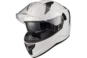 Agrius Full Face Motorcycle Motorbike Helmet With Internal Sun Visor Road legal Jet Crash helmet Men's And Women's Helmets UK Stock Wrath Solid