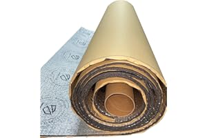 SHIELD AUTOCARE 15mm | 12mm | 10mm | 7mm Camper Van Thermal Acoustic Insulation Floor Roof Sound Walls Proof Foil Self Adhesive Under Floor Wood Laminate Heat Underlay (7mm x 20m x 1m)