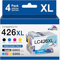 OINKWERE LC422XL LC-422XLVAL Cartouche d'encre Copatible pour Brother