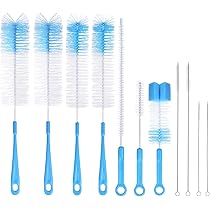 Set 5 Scovolini Per Bottiglie | Spazzole Con Manico Lungo | Per Birra, Thermos, Bottiglie Dal Collo Stretto - Foto 10