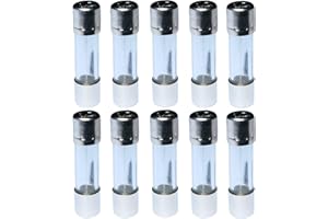 AERZETIX - C10957-10 x Glassicherungen - Glasrohr - Sicherungen - Verzögert Langsam - 2cm 5x20mm - 220V 250V - 0.4A 400mA