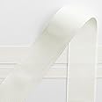 Italian Options Grosgrain Ribbon, 25mm x 10 Metre Roll, Ivory
