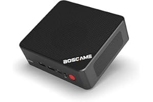 ‎BOSGAME BOSGAME P1 Mini PC, AMD Ryzen 7 5700U (bis zu 4.3GHz, 8C/16T) DDR4 32GB RAM 1TB NVMe M.2 SSD Mini Desktop Computer, WiFi6E/BT5.2/Triple Display 4K@60Hz Output & 2.5 Gigabit Ethernet