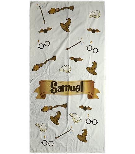 Harry potter - serviette de plage 100% microfibre 70x140cm
