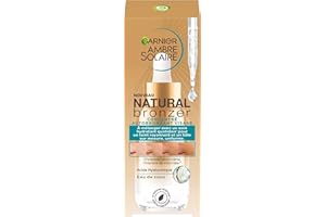 Garnier Ambre Solaire Natural Bronzer Garnier Suero autobronceador concentrado para un bronceado natural, uniforme y duradero,1 x 30 ml, Versión previa