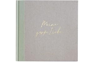 ‎JO & JUDY JO & JUDY Erinnerungsbuch "Meine große Liebe" - Erinnerungsalbum mit über 50 Seiten zum Ausfüllen und zum Einkleben von Fotos - Maße 19 cm x 19 cm