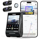 Viofo A229 Pro 3 Kameralı &Ouml;n-İ&ccedil;-Arka 4K+2K+1080P HDR Sony Starvis 2 İle Uyumlu WiFi GPS Ara&ccedil; Kamerası