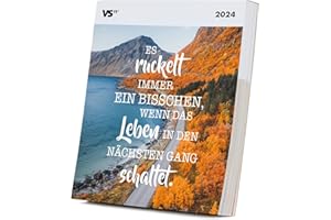 ‎VISUAL STATEMENTS Visual Statements - Postkartenkalender Best of VS" 2024 - Wochenkalender, 52 motivierende & lustige Sprüche - Tischdeko