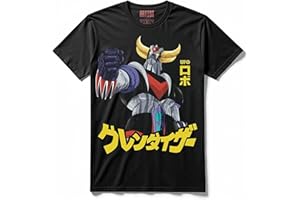 ARTIST MARKET T-Shirt UFO Robot Goldrake - Unisex Manica Corta Nero