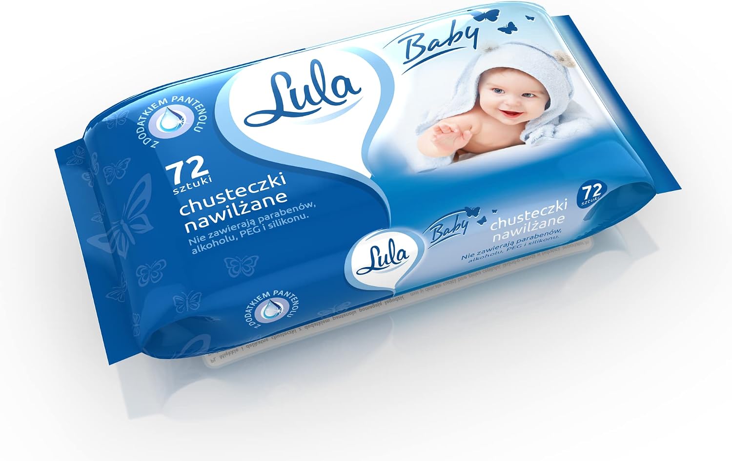 LULA Baby Chusteczki nawilżane 99% wody 72 szt - Analyse des détails et conception