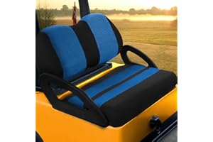 LZFAN Golf Cart Seat Covers for Club Car Precedent & Yamaha, Front Seat Cover Set for All Seasons Breathable & Warm Stretch Easy Install & Washable Club Car Seat Cover