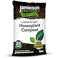 Houseplant Potting Mix Soil Compost 35L Professional Formula - Ideal For All Indoor House Plants To Provide Healthy Growth & Greener Leaves 6 months feeding with added Perlite - By Jamieson Brothers