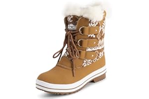Polar Femmes Matelassé Court Canard Fourrure Doublée Boue Neige Hiver Bottes