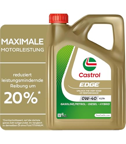 Castrol Edge 0W-40 A3/B4., Engine oil., 4L : Amazon.de: Automotive