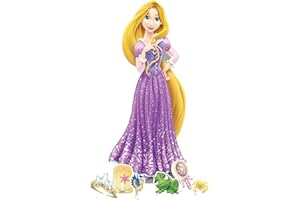 STAR CUTOUTS Rapunzel SP007 - Cartonato di sei mini decorazioni per feste a tema Principesse Disney