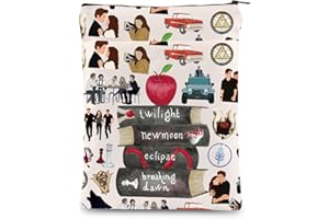 KEYCHIN Twilight Bookish - Funda para libros de Edward y Belle, regalos para fanáticos de Vampiro, protector de libros para amantes de los libros Crepúsculo (Crepúsculo-BS)