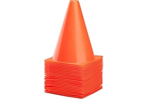 CARTMAN Kunststoff-Trainingshütchen Agility-Fußballkegel, Indoor-Outdoor- und Festveranstaltungen, Feldmarkierung, Agility-Hüte für Fußball, Skaten, Fußball, Basketball