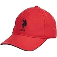 U.S. POLO ASSN. Boy's Cotton Baseball Cap (Ukcap0005_Red 8 Years-10 Years)
