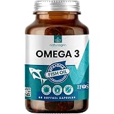 Naturagen 1200 mg Omega 3 Balık Yağı | 60 Softgel Yumuşak Kaps&uuml;l Fish Oil | IFOS Sertifikalı (384mg EPA + 240mg DHA) (1 Aylık
