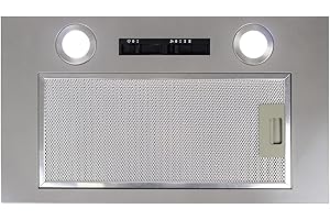 electriQ 52cm Canopy Cooker Hood in Silver