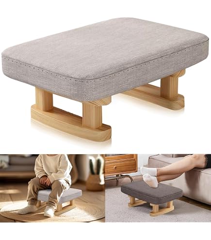 Schuhwechselhocker, Niedriger Fußhocker, Stilvoll, Bequem, Mit