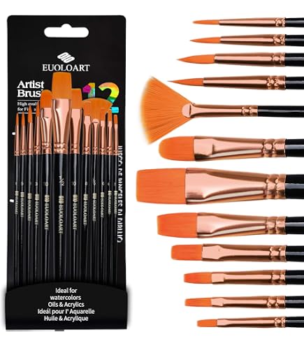 Pelikan Set Pennelli Starter: 5 Pennelli Per Capelli E 5 Setole - Made In Germany