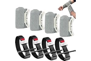 AEUZWR 4 Torniquete Tactico + 4 Vendaje Israeli, Tourniquet Militar, Vendaje Emergencia, Kit de Emergencia de Caza y Senderismo, Torniquete Tactico para Campamento Familia Entrenamiento Escolar