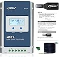 EPEVER MPPT Solar Charge Controller 40A 12V 24V Auto Max PV 100V with WiFi Adapter APP Remote Control Solar Panels Regulator for Lead-Acid and LiFePO4 type