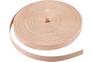 OLYCRAFT Canne à Tisser en Papier 20M Canne en Rotin en Papier de 3/5 pouces Ruée Vers la Fibre 12 plis pour la Fabrication Tissée en Rotin et le Tissage en Fibre Rush - BurlyWood