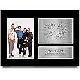 HWC Trading Gift Seinfeld Signed A4 Printed Autograph Jerry Seinfeld Jason Alexander Michael Richards Julia Louis-Dreyfus Gifts Photo Display