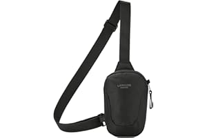 LARKSON Brusttasche Herren & Damen - Nils - Anti Diebstahl Umhängetasche für Reise, Festival, City - Kleine Crossbody Bag mit Platz für Handy, Schlüssel, Geldbörse