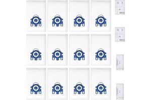 GULONGOME Miele GN Vacuum Bag Replacement HyClean 3D Efficiency GN Vacuum Cleaner Bags,Miele Hoover Bags Compatible with Miele GN Vacuum Bags S2000 S5000 S8000 C3 Complete C2