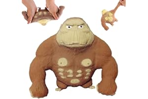 DAZZTIME Figurki ze stretchu dla dzieci i dorosłych, goryla, do redukcji stresu, lateksowa małpa, goryl, Kawaii, antystresowa, miękka zabawka wyciśnięta, zabawka antystresowa, zabawka imprezowa