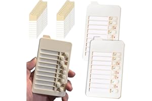 BETTERJONNY 2 Pcs Mini to Do List Checklist Board, Chores Chart for Kids Adults Routine Chart for Children, to Do Board for Wall Fridge Kitchen, to Do List Planner with 52 Replaceable Blank Paper