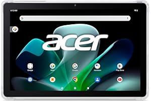 Acer Iconia Tab M10 - Tablet 10" WUXGA (1920x1200, ‎MediaTek Kompanio 500, 4GB RAM, 64GB, Bluetooth, USB-C, Wi-Fi, MicroSD, Audio, Kamera przednia i tylna, Android 12) Kolor Srebrny + Pokrowiec