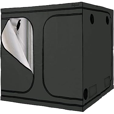 UISEBRT Kweektent voor planten, broeikas, 80 x 80 x 160 cm, 600D Oxford-stof, met stalen frame, licht en waterdicht, voor groenten, kruiden en bloemen