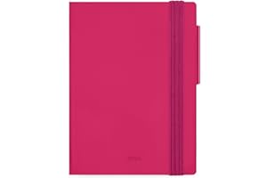 Legami - Agenda semanal Mini 2026, Raspberry, 12 meses mini, agenda incluida, cierre con elástico, agenda de enero de 2026 a diciembre de 2026, en papel FSC certificado, 8 x 10 cm