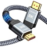 HDMI cable 3m, 8K hdmi cable Snowkids 8K 2.1 cable, 8K@60Hz hdmi, 4K@120Hz, eARC HDR10 4:4:4| 21:9, HDCP 2.2/2.3 Dolby, 3D, V