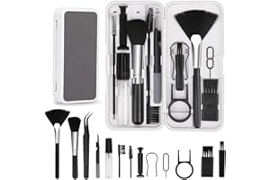 SRIZIAN 18-in-1 Electronics Cleaner Kit per Tastiera del Computer Portatile Airpods Pro Auricolari,kit Pulizia Multifunzione per Tastiera Laptop Phone MacBook Computer Ear Bud Tablet iPod