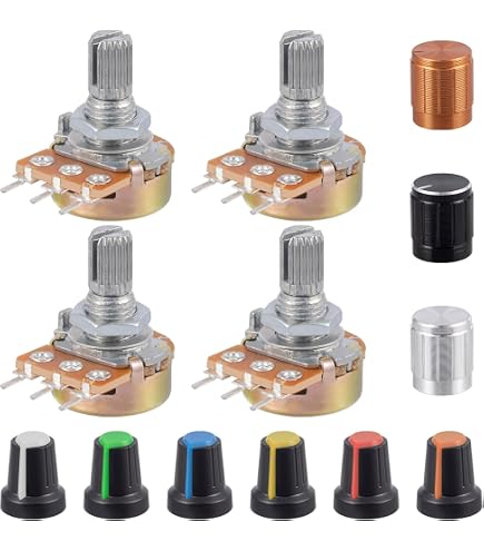 100 Résistances Carbone 3k Ohm 0,25W 5% Tolérance - 4 Bandes Couleur, Axiales - Pour électronique, Réparation, DIY - 13