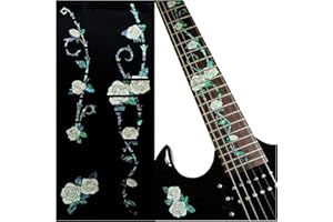 INLAYSTICKERS Inlay Sticker Griffbrett Position Marker für Gitarren - Gypsy Roses