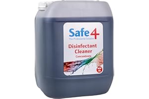 Safe4 5060086200737 Disinfectant Cleaner Concentrate, Lavender
