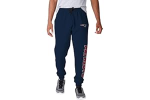 FOCO NFL Men's Officially Licensed Team Color Primary Logo Prime Time Football Sweatpants Joggers Pants