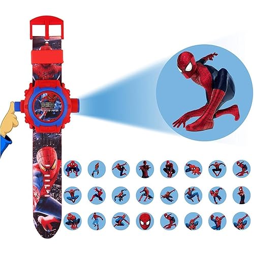 ADAMO Digital 24 Images Projector Watch for Kids Boys Rubber Material Watch, Diwali Gift, Birthday Return Gift, Best Digital Toy Watch for Boy\'s & Girl\'s BG-906