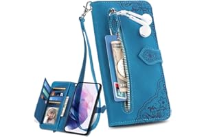 BAILI Case for Motorola Moto G54 5G Case, Zipper Pocket PU Leather Phone Case, Magnetic Cover Wallet Case Compatible with Motorola Moto G54 5G-04