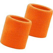 Flintronic Sportarmband voor dames en heren, zacht, verdikt, voor basketbal, sportschool, fitness, gymnastiek, tennis, voetbal, 2 stuks