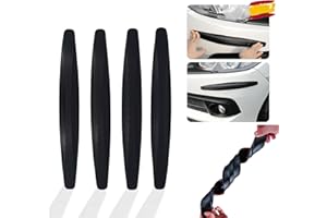 BEGOÑA ECHEGOYEN B-E® Protector Parachoques Coche+Regalo Pegatina de Bandera Española 4 Piezas | Pegatinas para Coche Exterior | Protector Parachoques Trasero y Delantero |Protector Columna Garaje